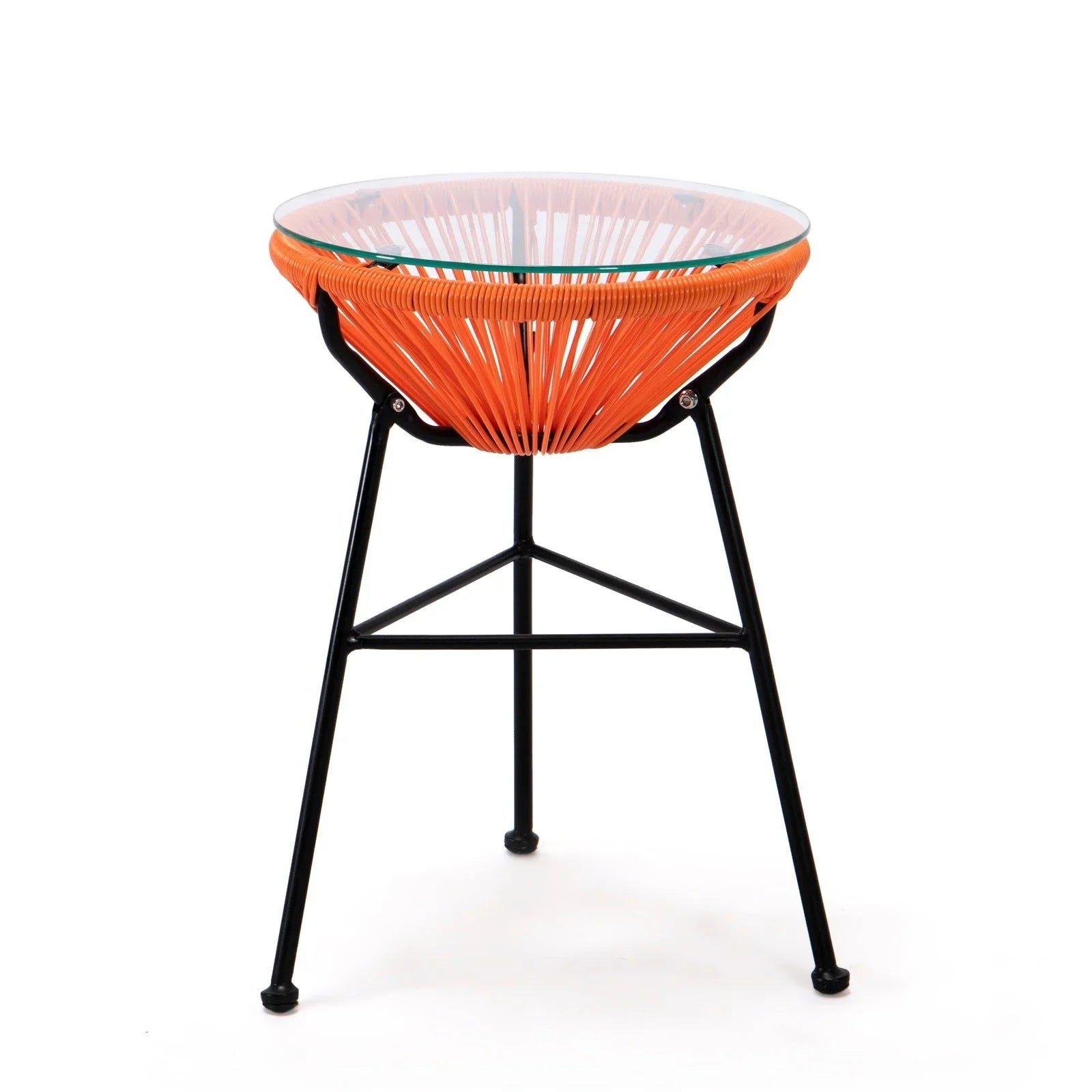 Montara 3 Piece Outdoor Lounge Patio Chairs With Glass Top Table - Elax Furniture