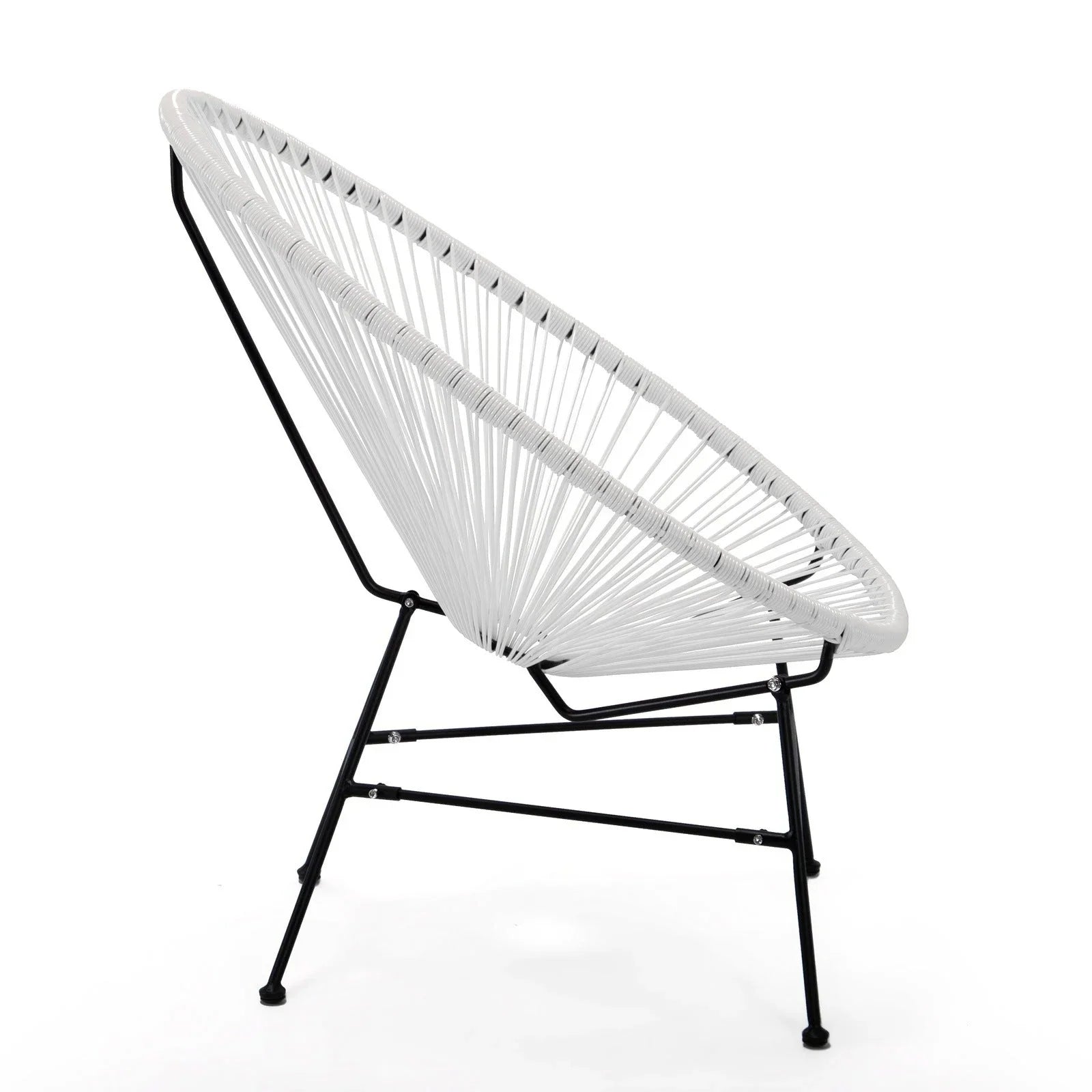 Montara 3 Piece Outdoor Lounge Patio Chairs With Glass Top Table - Elax Furniture