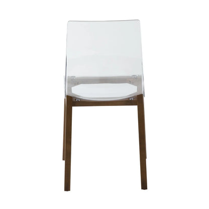 Marsden Modern Dining Side Chair With Beech Wood Legs - Elax Furniture