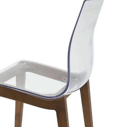 Marsden Modern Dining Side Chair With Beech Wood Legs - Elax Furniture