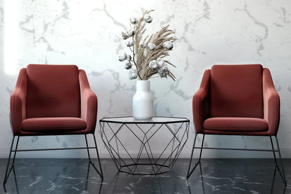 Malibu Octagon Glass Tabletop Coffee Table / End Table With Gold Metal Base - Elax Furniture