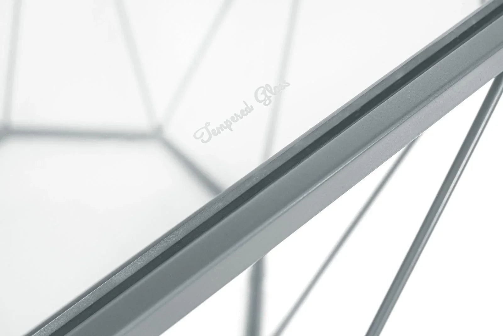 Malibu Octagon Glass Tabletop Coffee Table / End Table With Gold Metal Base - Elax Furniture