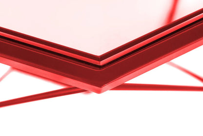 Malibu Octagon Glass Tabletop Coffee Table / End Table With Gold Metal Base - Elax Furniture