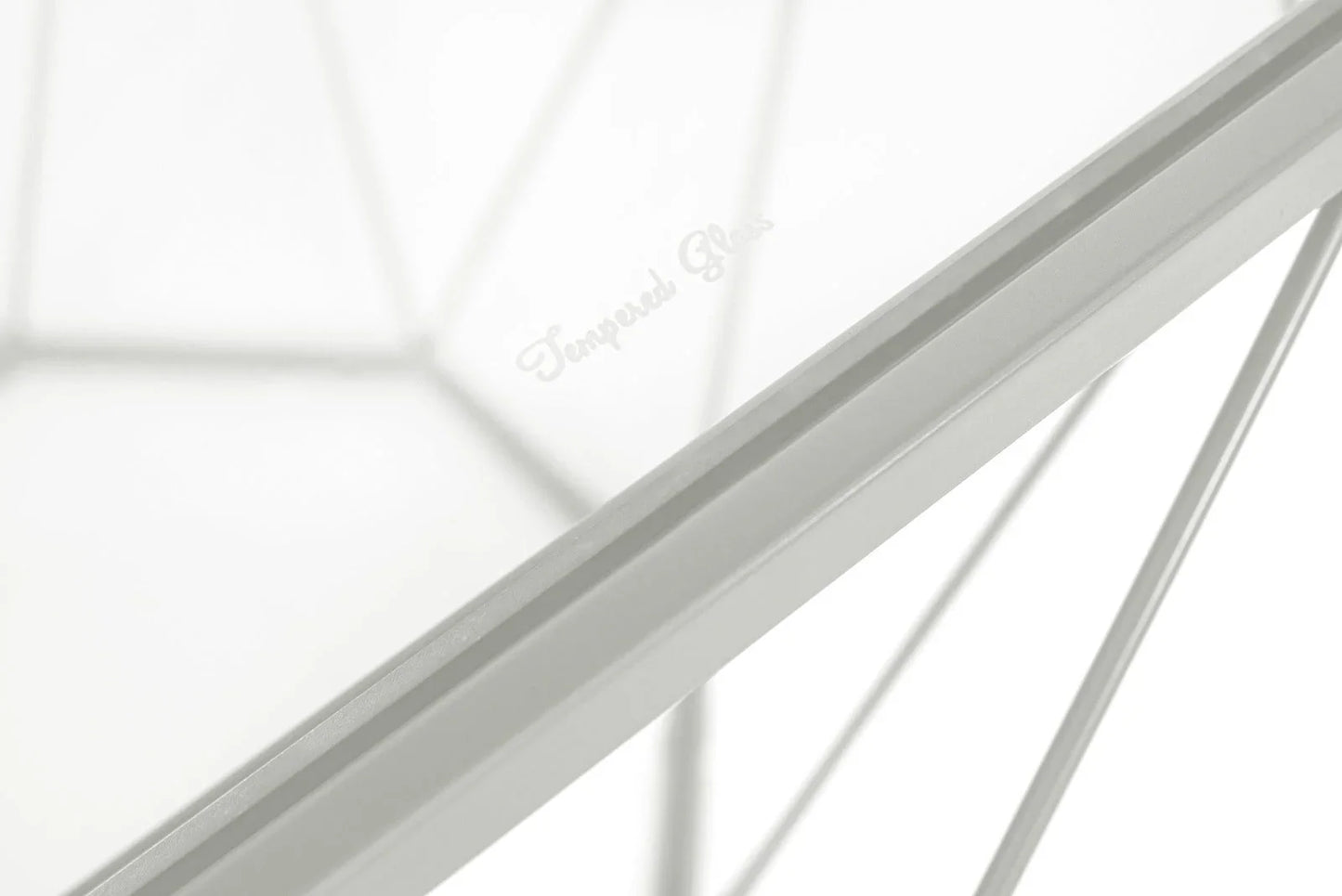 Malibu Octagon Glass Tabletop Coffee Table / End Table With Gold Metal Base - Elax Furniture