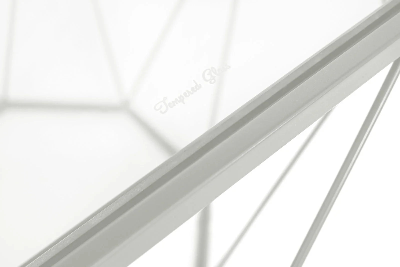 Malibu Octagon Glass Tabletop Coffee Table / End Table With Gold Metal Base - Elax Furniture