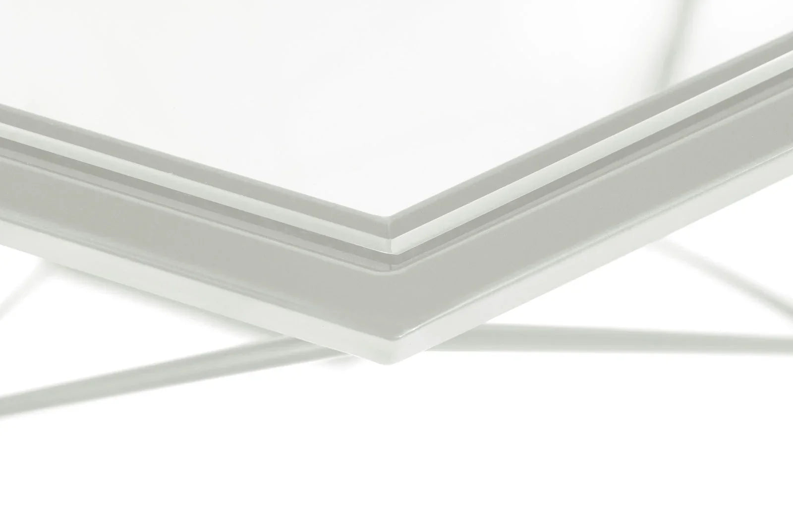 Malibu Octagon Glass Tabletop Coffee Table / End Table With Gold Metal Base - Elax Furniture