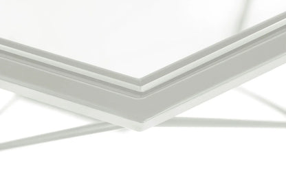 Malibu Octagon Glass Tabletop Coffee Table / End Table With Gold Metal Base - Elax Furniture