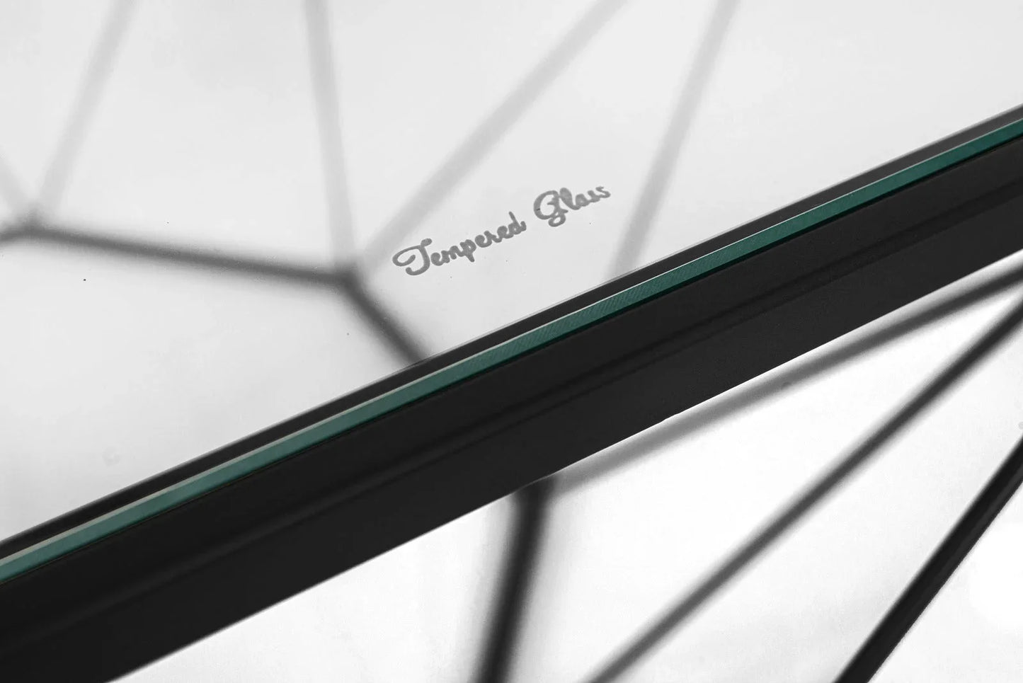 Malibu Modern Octagon Glass Top Coffee Table With Gold Metal Base - Elax Furniture