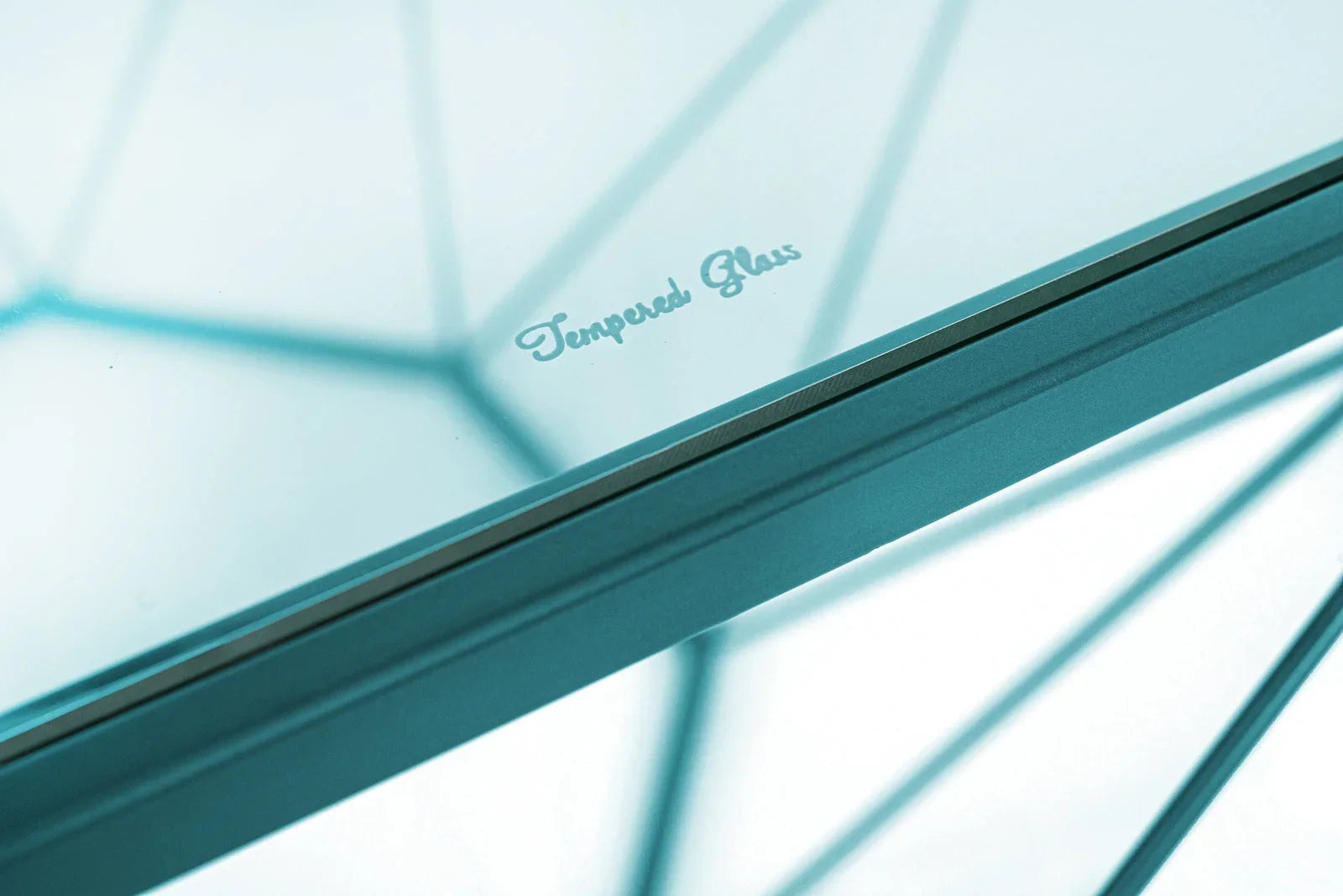 Malibu Modern Octagon Glass Top Coffee Table With Gold Metal Base - Elax Furniture