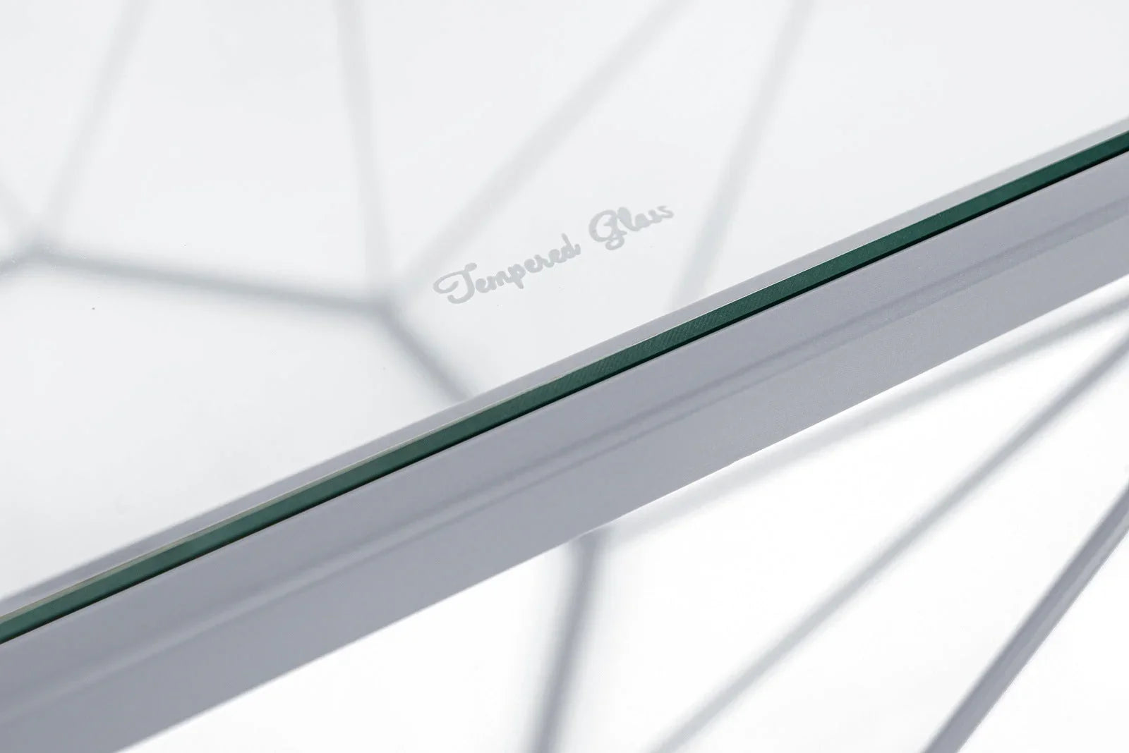 Malibu Modern Octagon Glass Top Coffee Table With Gold Metal Base - Elax Furniture