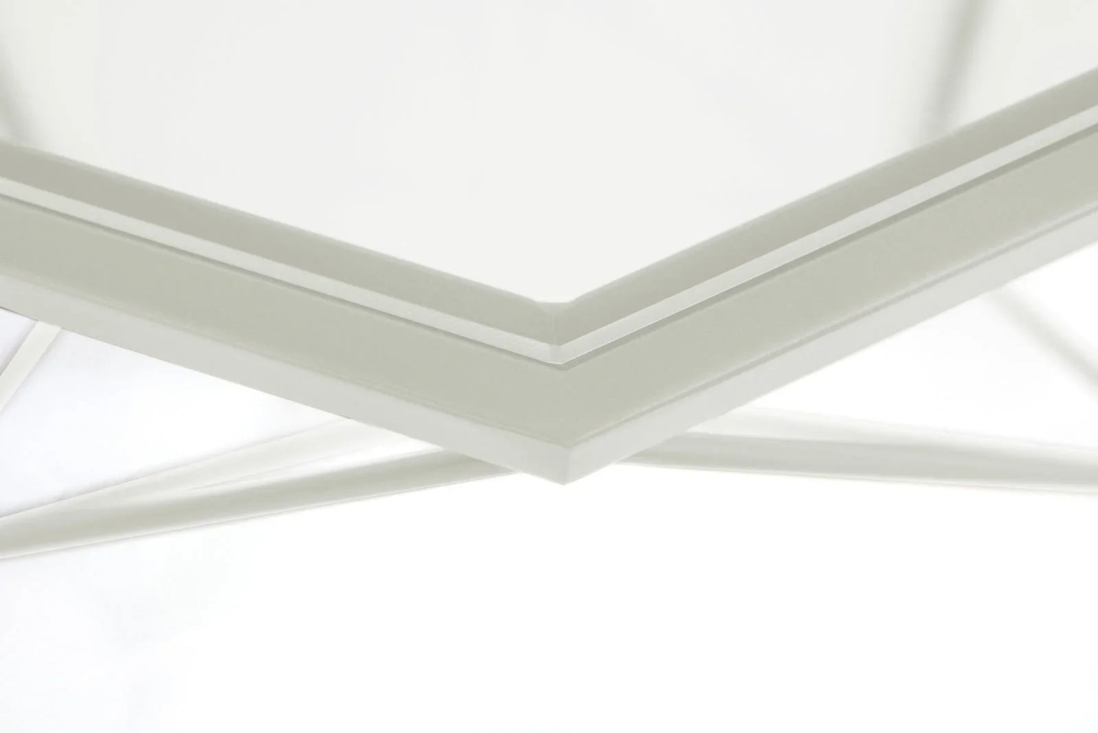 Malibu Modern Octagon Glass Top Coffee Table With Gold Metal Base - Elax Furniture