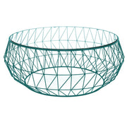 Malibu Modern Round Glass Top Coffee Table With Chrome Base - Elax Furniture