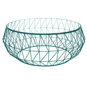 Malibu Modern Round Glass Top Coffee Table With Chrome Base - Elax Furniture