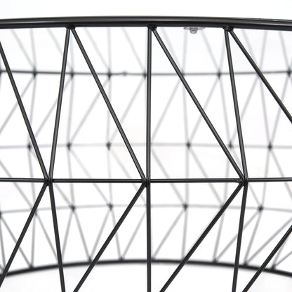 Malibu Modern Round Glass Top Coffee Table With Chrome Base - Elax Furniture