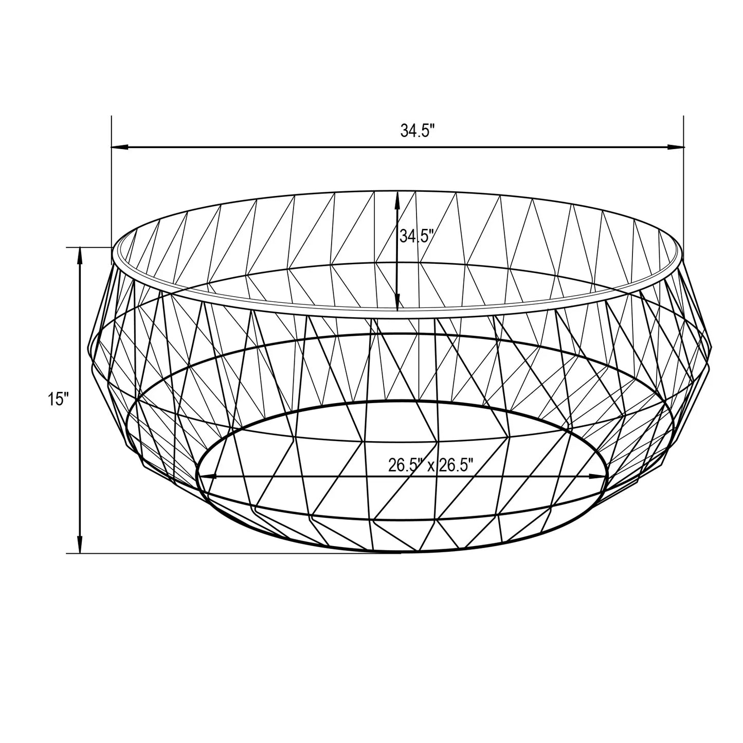 Malibu Modern Round Glass Top Coffee Table With Chrome Base - Elax Furniture