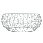 Malibu Modern Round Glass Top Coffee Table With Chrome Base - Elax Furniture