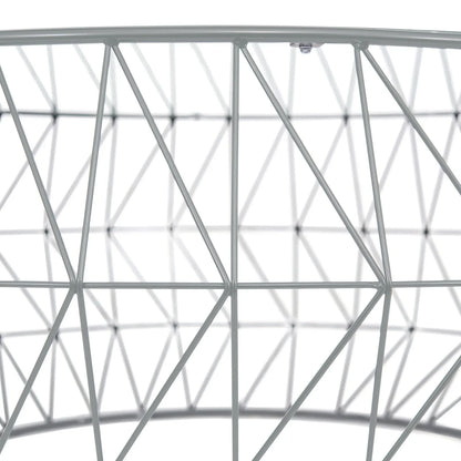 Malibu Modern Round Glass Top Coffee Table With Chrome Base - Elax Furniture