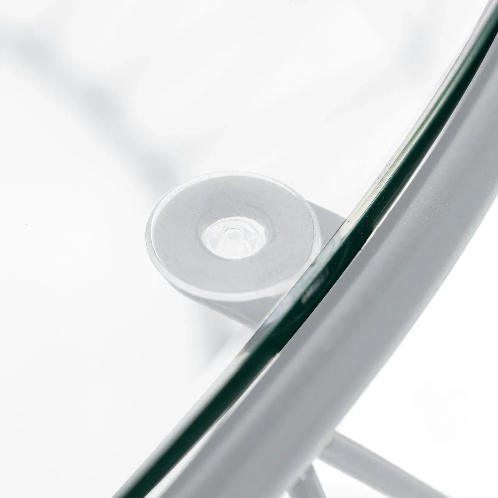 Malibu Modern Round Glass Top Coffee Table With Chrome Base - Elax Furniture