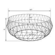 Malibu Modern Round Glass Top Coffee Table With Chrome Base - Elax Furniture