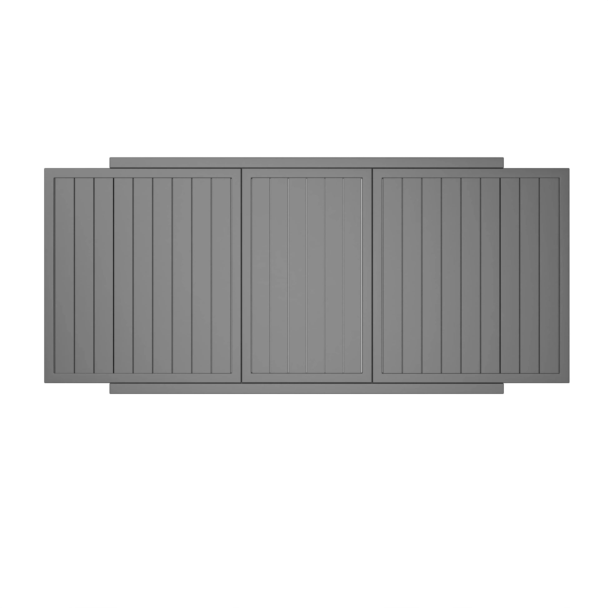 Marlin Extenable Outdoor Dining Table 78-118 in Black Aluminum - Elax Furniture