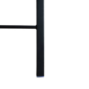 Menno Folding Dining Chair in Gold/Silver/Black Stainless Steel Frame and Base Black Transparent Black Dining Chair Leisuremod