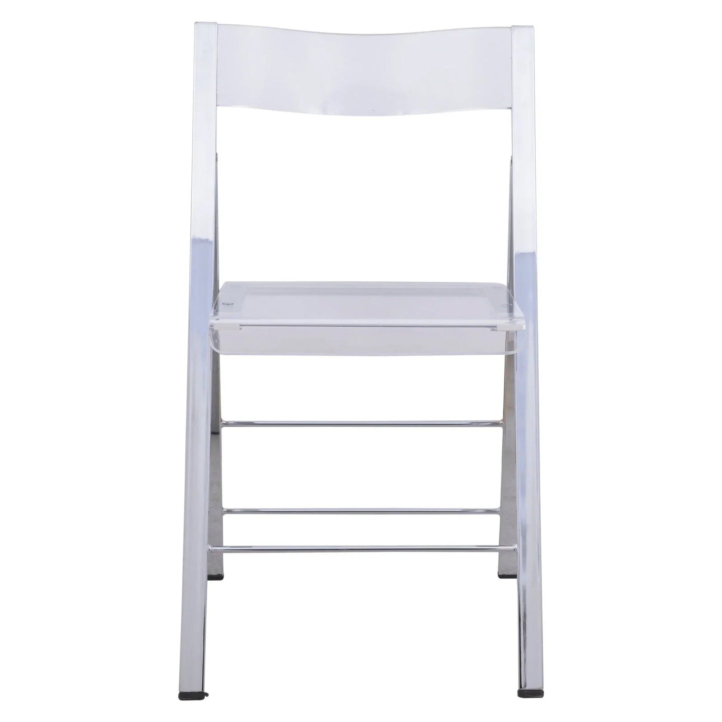Menno Modern Acrylic Folding Chair Set of 2 - Elax Furniture