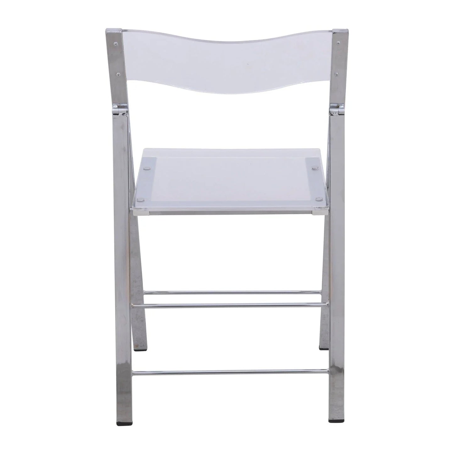 Menno Modern Acrylic Folding Chair Set of 2 - Elax Furniture