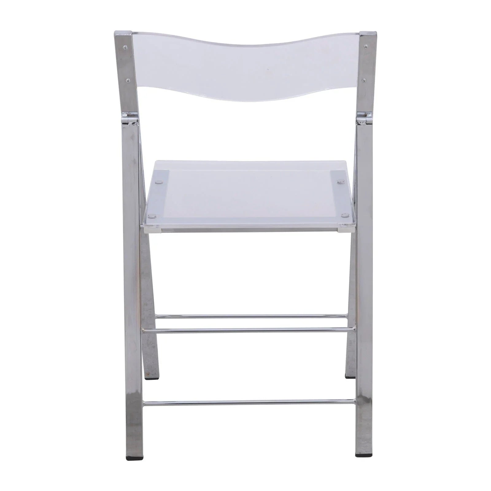 Menno Modern Acrylic Folding Chair Set of 2 - Elax Furniture