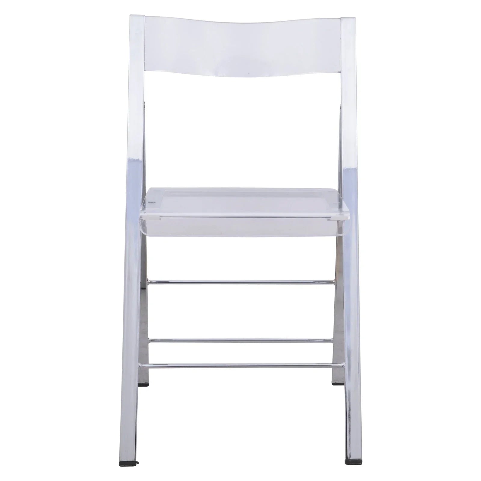 Menno Modern Acrylic Folding Chair - Elax Furniture