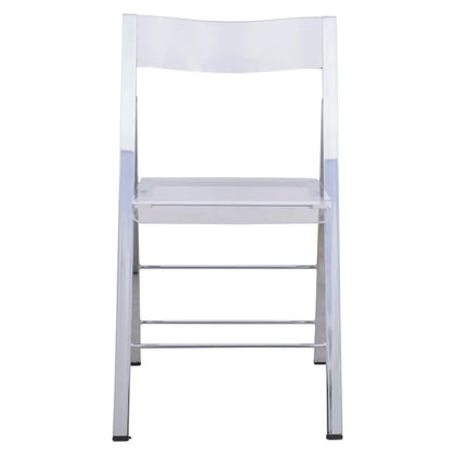 Menno Modern Acrylic Folding Chair - Elax Furniture