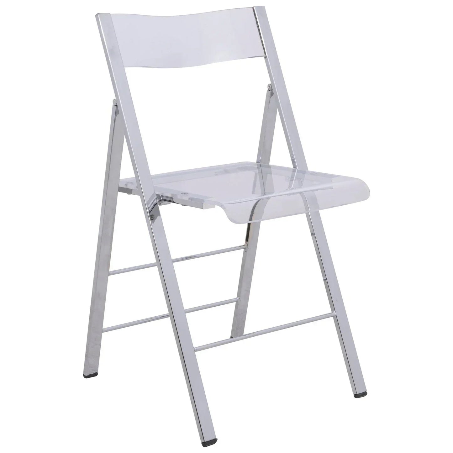 Menno Modern Acrylic Folding Chair - Elax Furniture