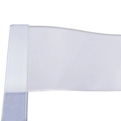 Menno Modern Acrylic Folding Chair - Elax Furniture