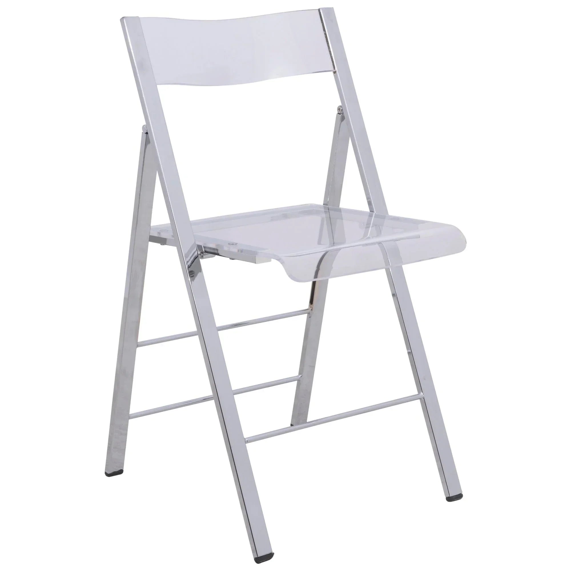 Menno Modern Acrylic Folding Chair - Elax Furniture