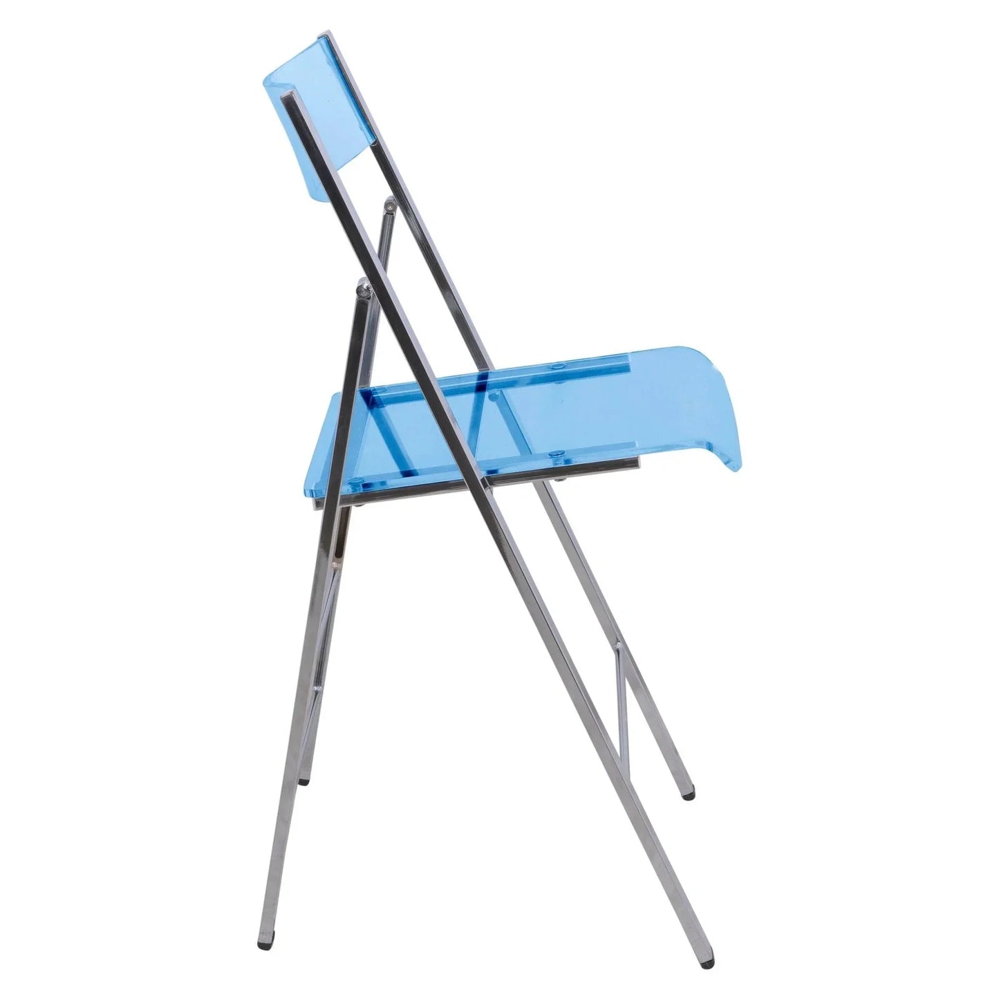 Menno Modern Acrylic Folding Chair Set of 2 - Elax Furniture
