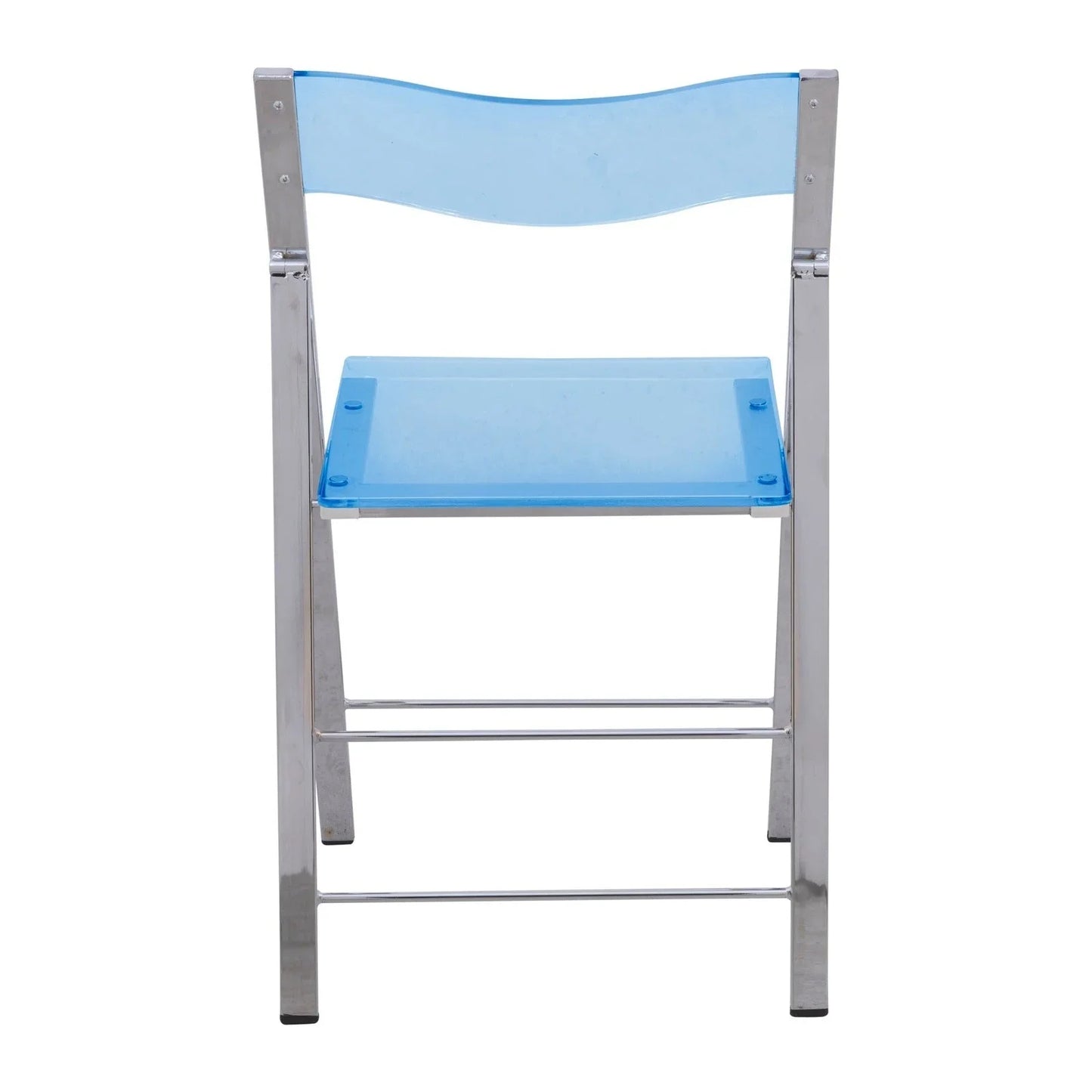 Menno Modern Acrylic Folding Chair Set of 2 - Elax Furniture