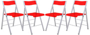 Menno Modern Acrylic Folding Chair - Elax Furniture