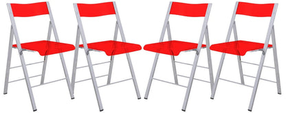 Menno Modern Acrylic Folding Chair - Elax Furniture
