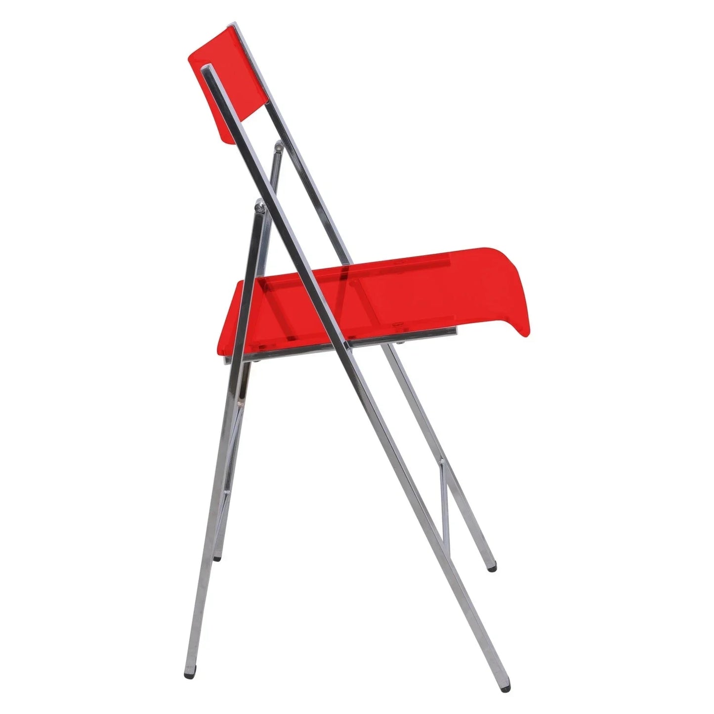 Menno Modern Acrylic Folding Chair - Elax Furniture