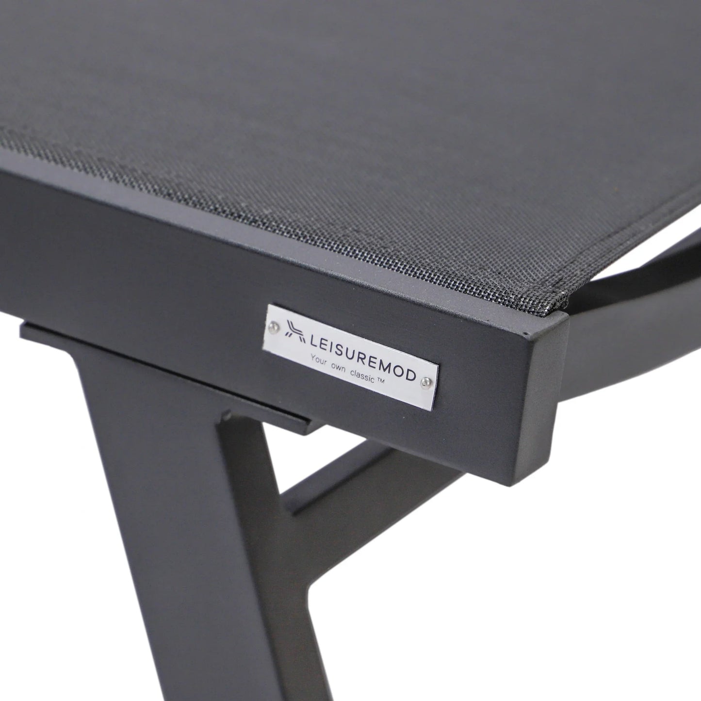 Marlin Aluminum Outdoor Chaise Lounge Chair with Sling Fabric Seat - Elax Furniture