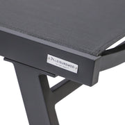 Marlin Aluminum Outdoor Chaise Lounge Chair with Sling Fabric Seat - Elax Furniture