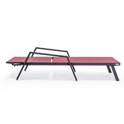Marlin Aluminum Outdoor Chaise Lounge Chair with Sling Fabric Seat - Elax Furniture