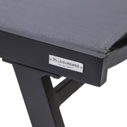 Marlin Aluminum Outdoor Chaise Lounge Chair with Sling Fabric Seat - Elax Furniture