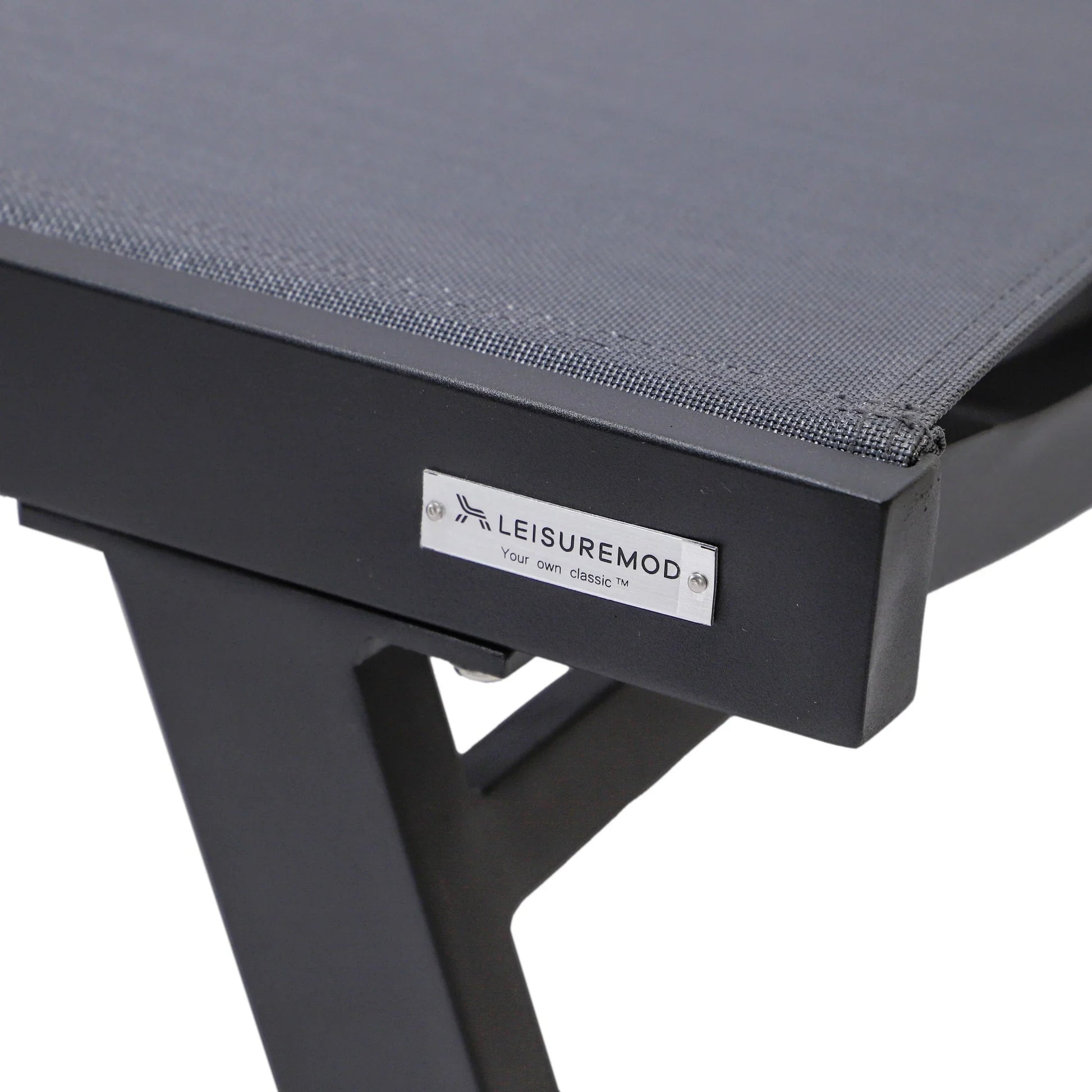 Marlin Aluminum Outdoor Chaise Lounge Chair with Sling Fabric Seat - Elax Furniture