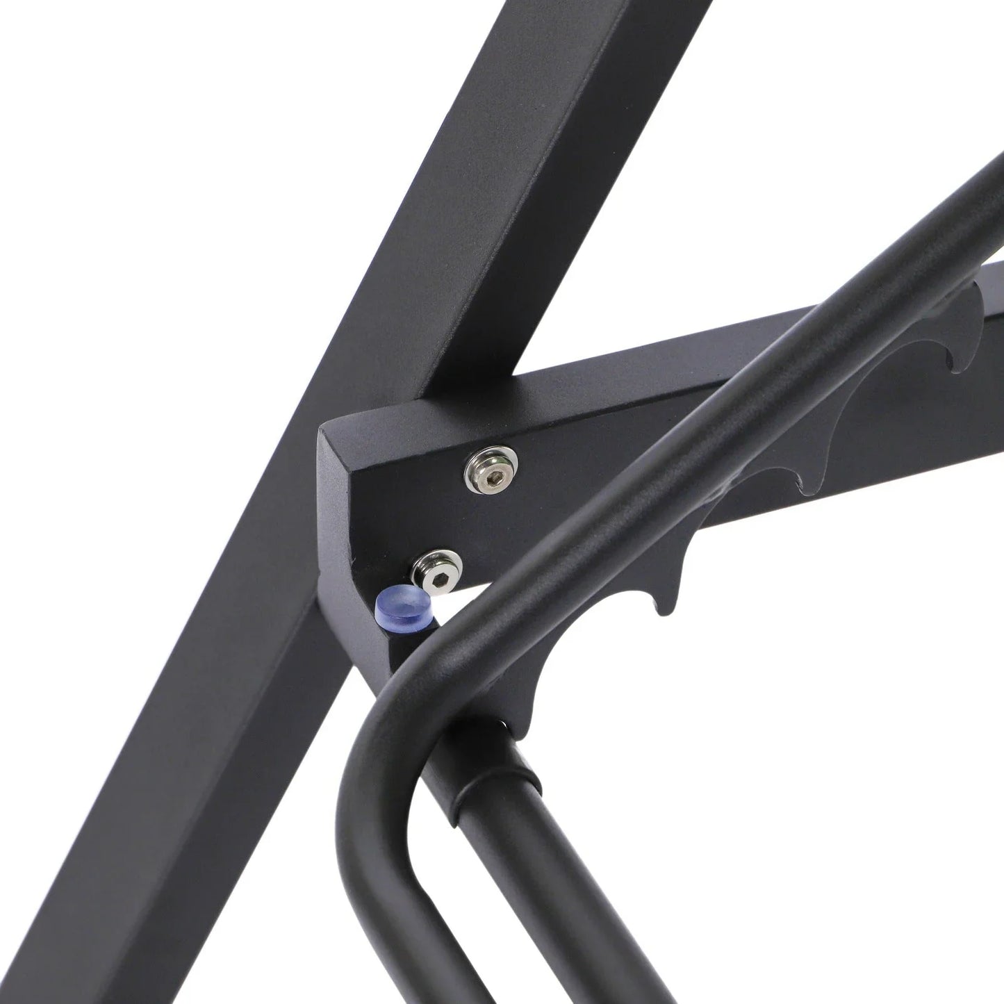 Marlin Patio Chaise Lounge Chair with Armrests in Black Aluminum Frame, Set of 2 - Elax Furniture