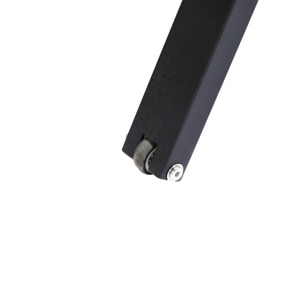 Marlin Patio Chaise Lounge Chair with Armrests in Black Aluminum Frame, Set of 2 - Elax Furniture