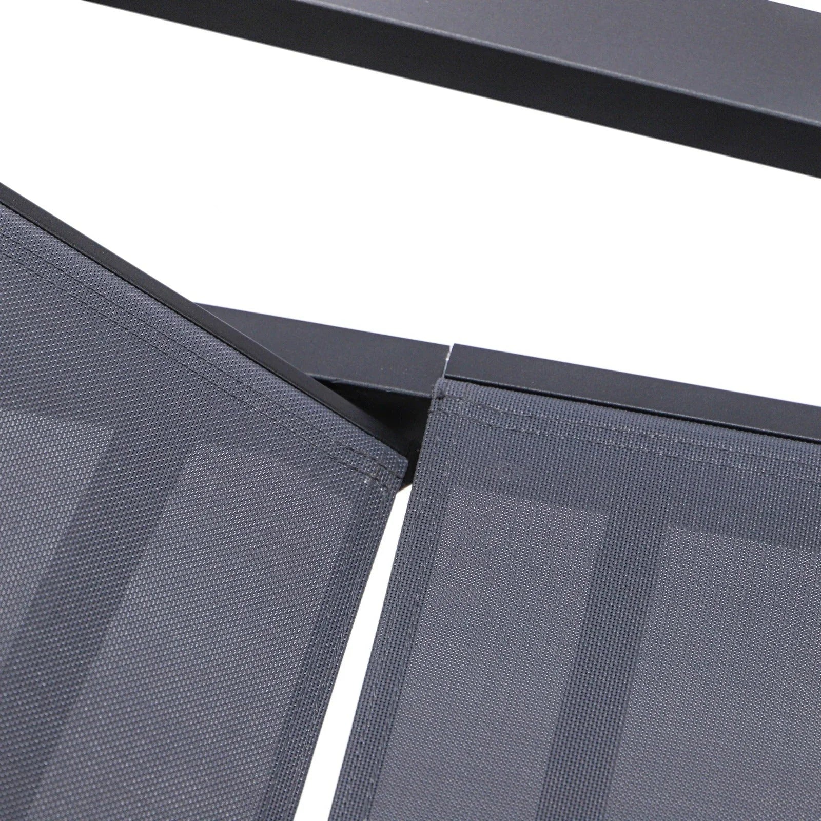 Marlin Modern Black Aluminum Outdoor Chaise Lounge Chair Set of 2 With Arms and Square Fire Pit Side Table for Patio - Elax Furniture