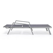 Marlin Aluminum Outdoor Chaise Lounge Chair with Sling Fabric Seat - Elax Furniture
