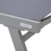 Marlin Aluminum Outdoor Chaise Lounge Chair with Sling Fabric Seat - Elax Furniture