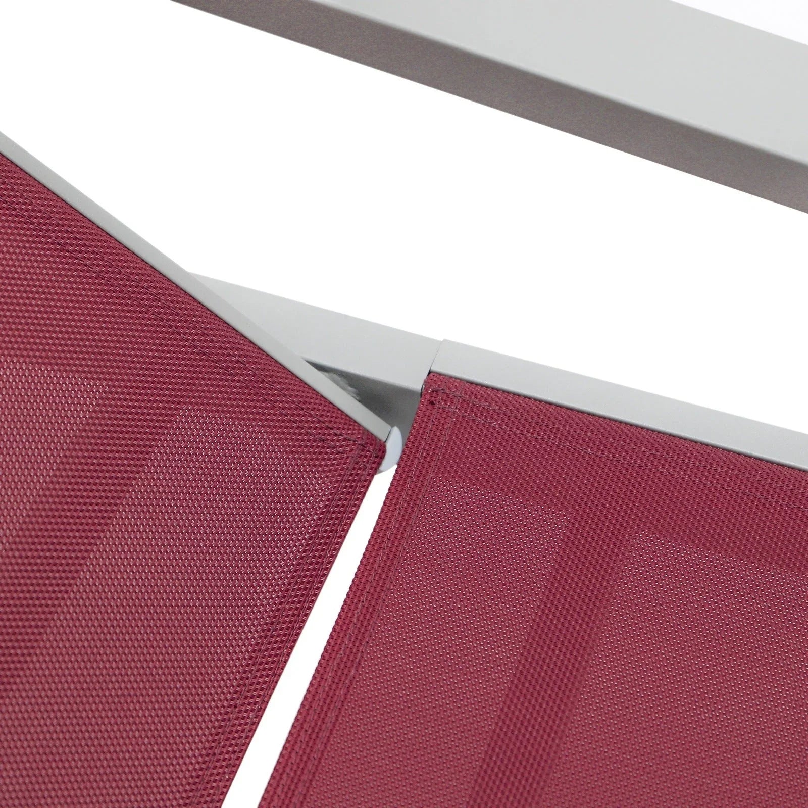 Marlin Modern Grey Aluminum Outdoor Chaise Lounge Chair Set of 2 With Arms and Square Fire Pit Side Table for Patio - Elax Furniture