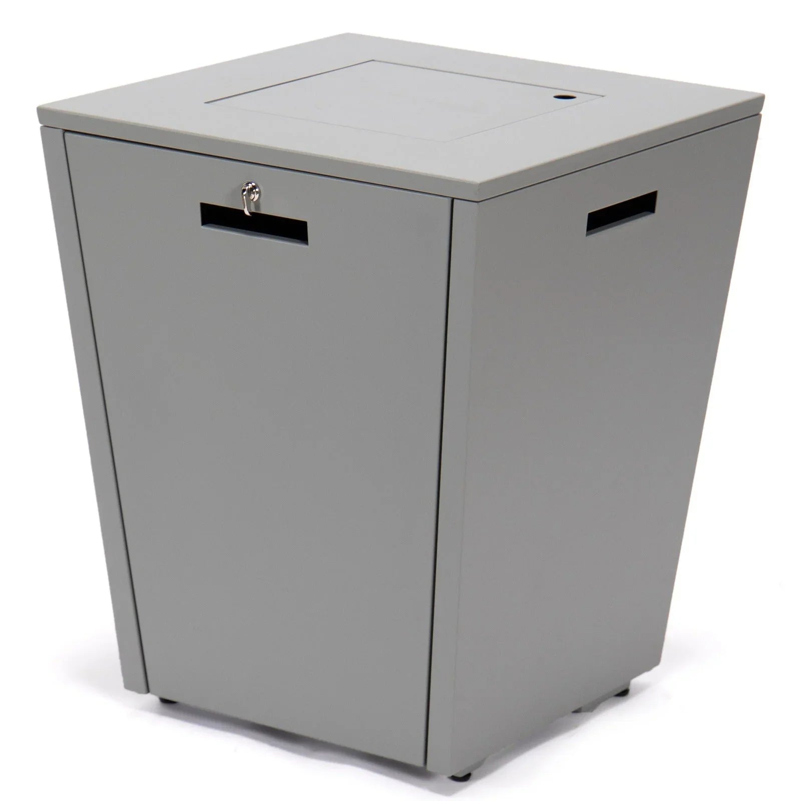 Marlin Modern White Aluminum Outdoor Chaise Lounge Chair Set of 2 With Arms And Square Fire Pit Side Table for Patio - Elax Furniture